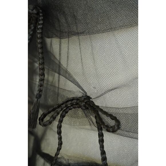 Women's Sandy Liang Monchi Tulle Ribbon Sheer Dress Size 2 - Picture 13 of 15